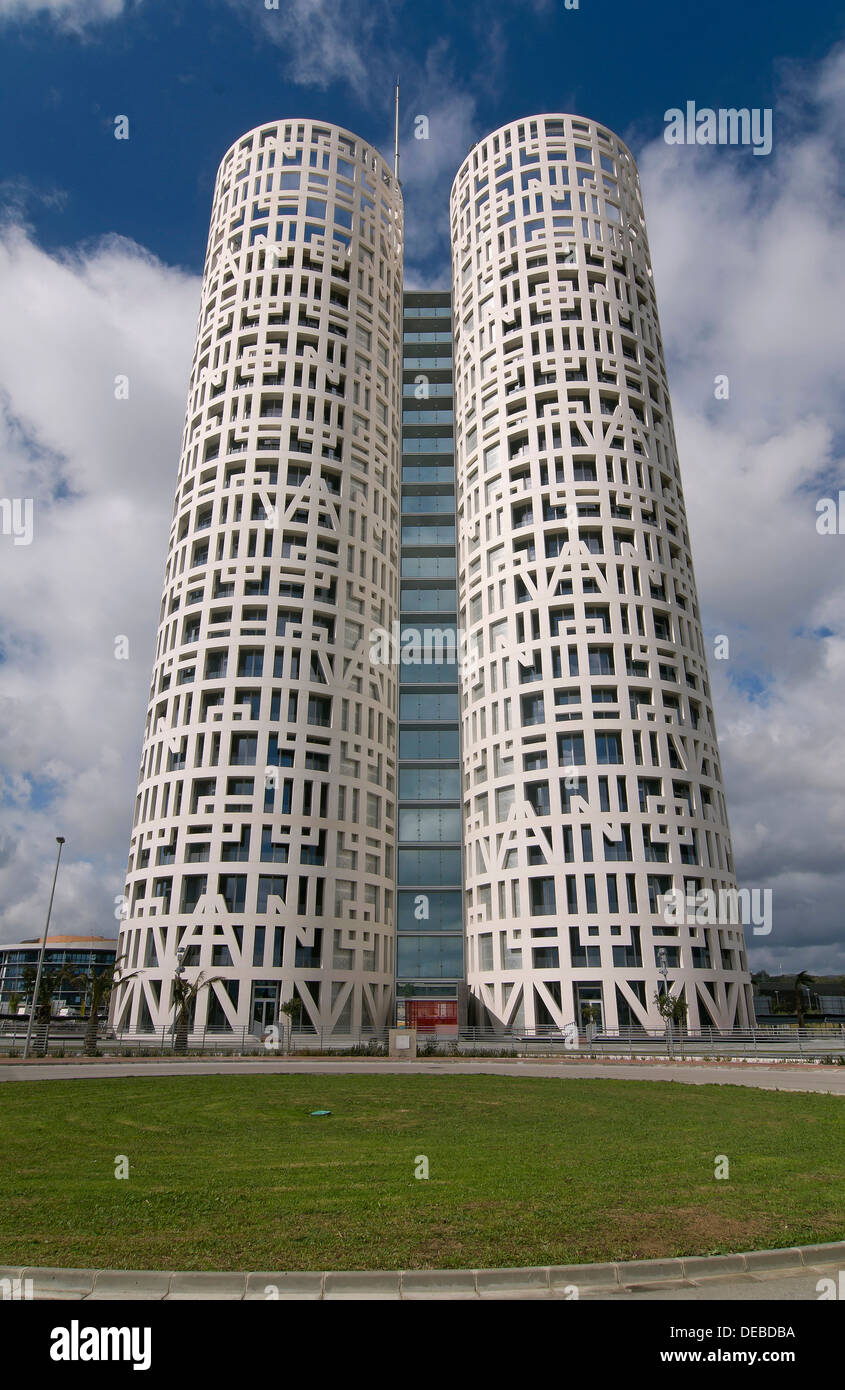 Towers of Hercules Business Center, Los Barrios, Cadizprovince, Region of Andalusia, Spain