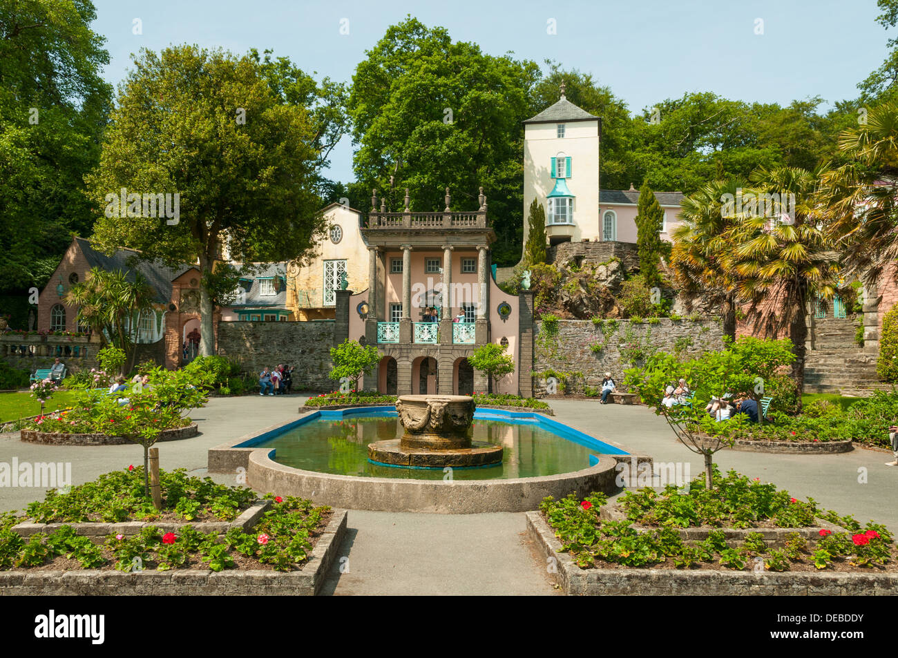 Portmeirion, Gwynedd, Wales Stock Photo