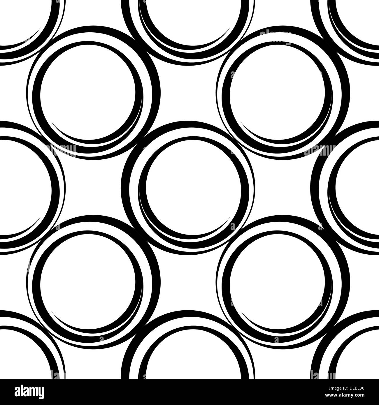 seamless pattern with circles, vector illustration Stock Photo - Alamy