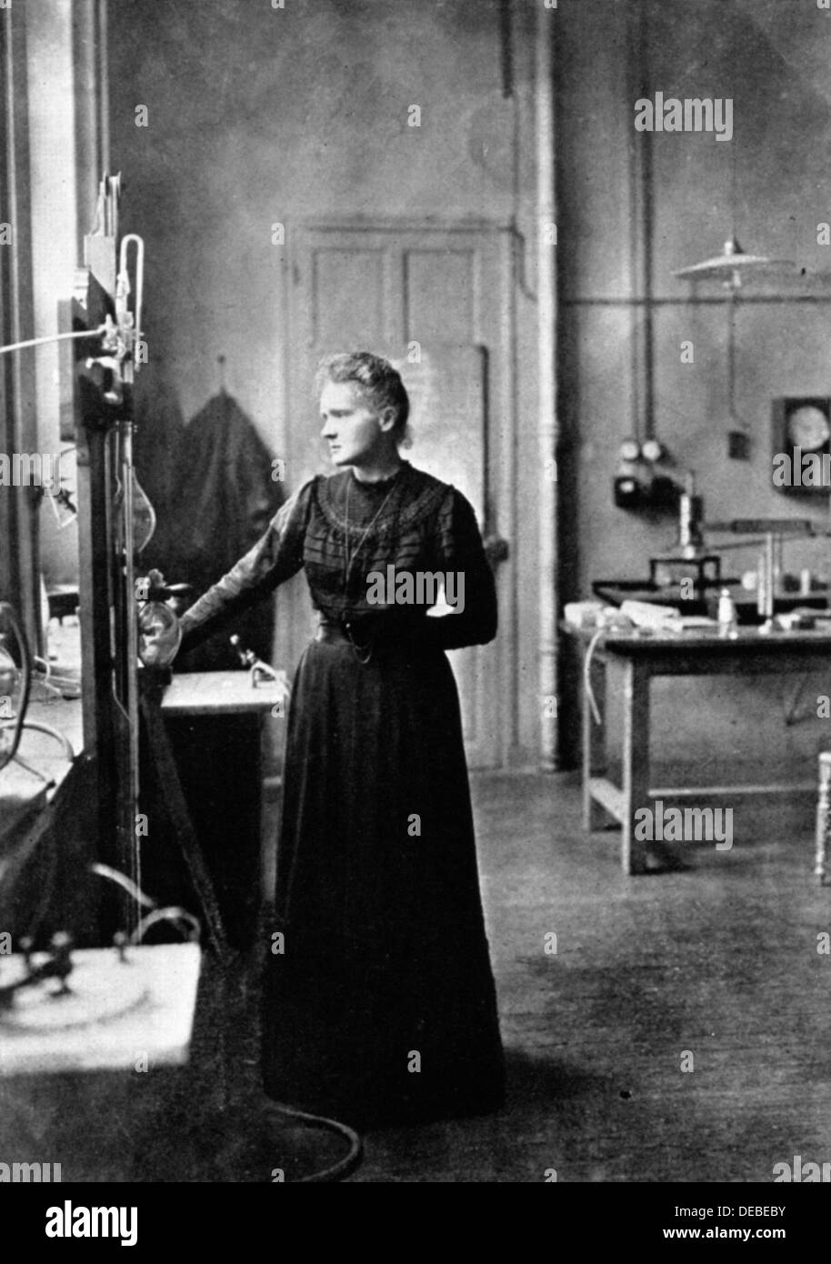 Marie Curie - Polish-born French physicist - 1912 Stock Photo