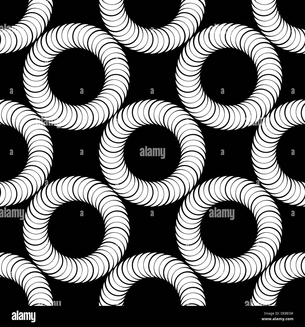 seamless pattern with circles, vector illustration Stock Photo - Alamy