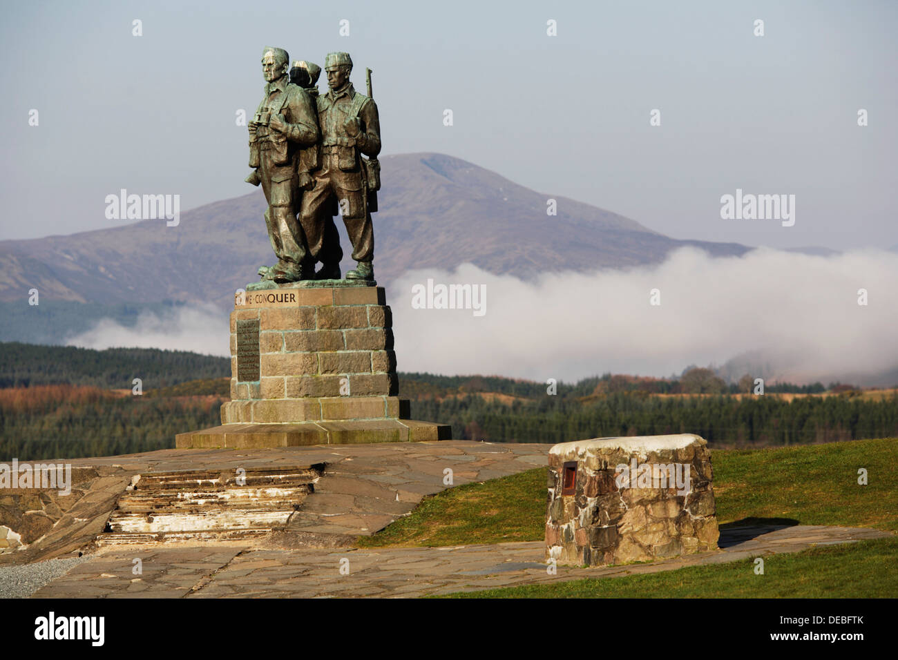 Commando Monument at Spean Bridge Stock Photo - Alamy