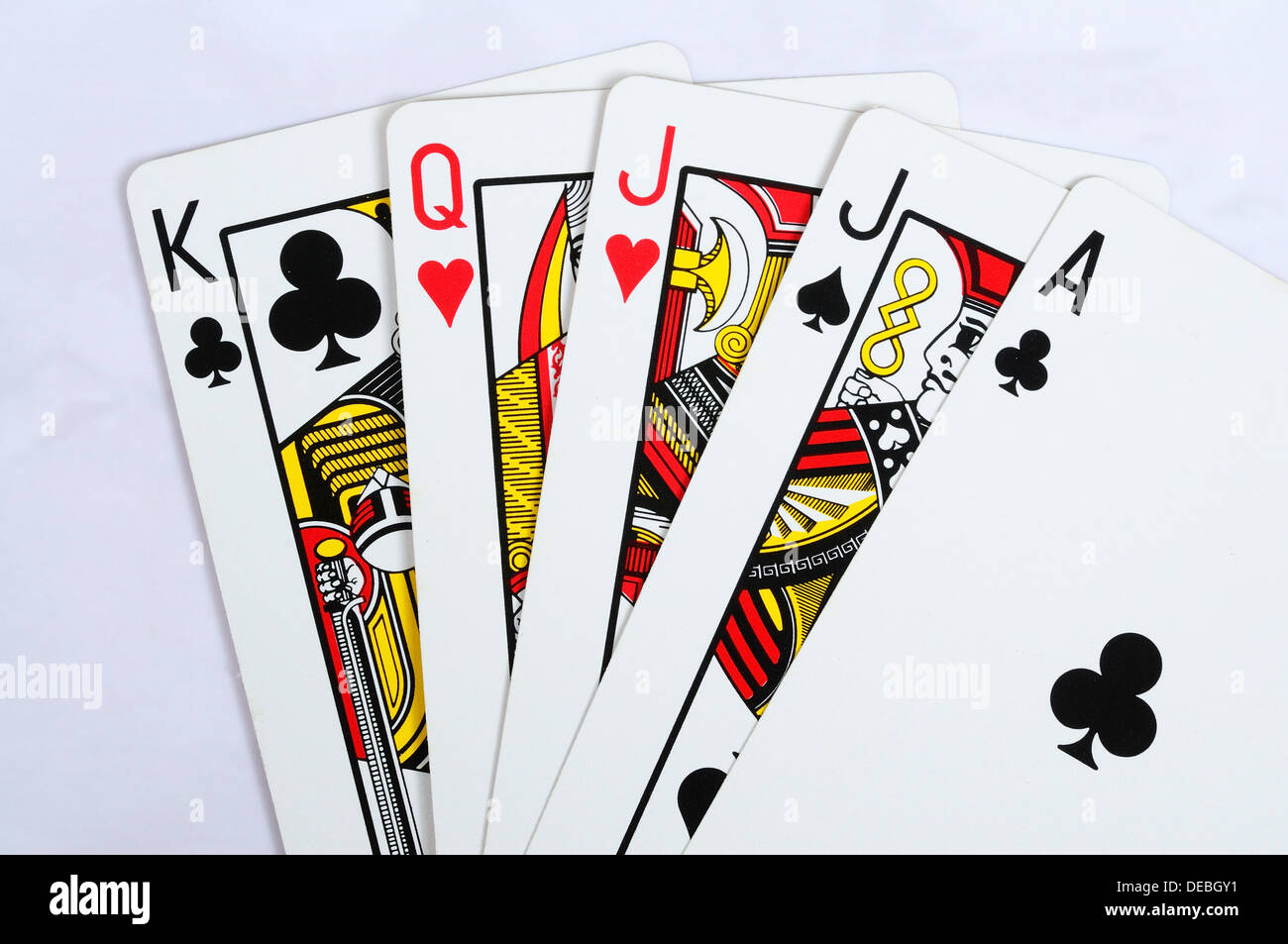 Playing cards jack queen king ace and joker Vector Image