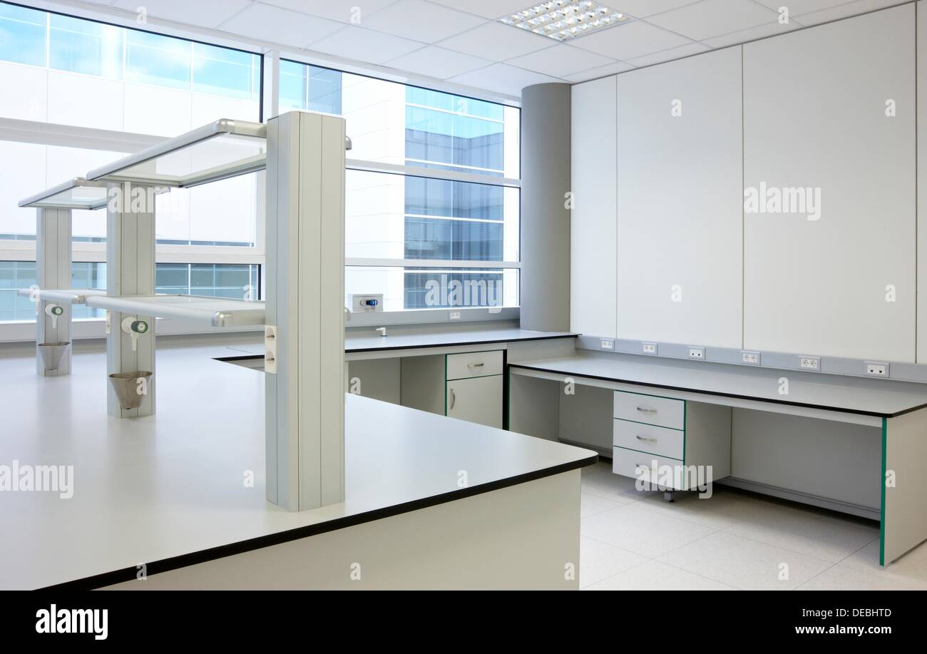 Furniture of a chemistry laboratory, biomedicine, San Sebastian