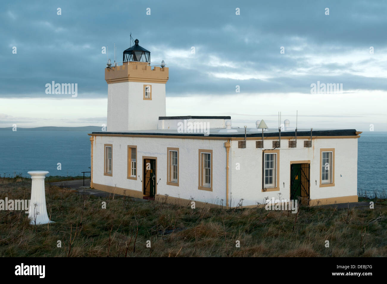 The lighthouse at Duncansby Head, Caithness, Scotland, UK Stock Photo