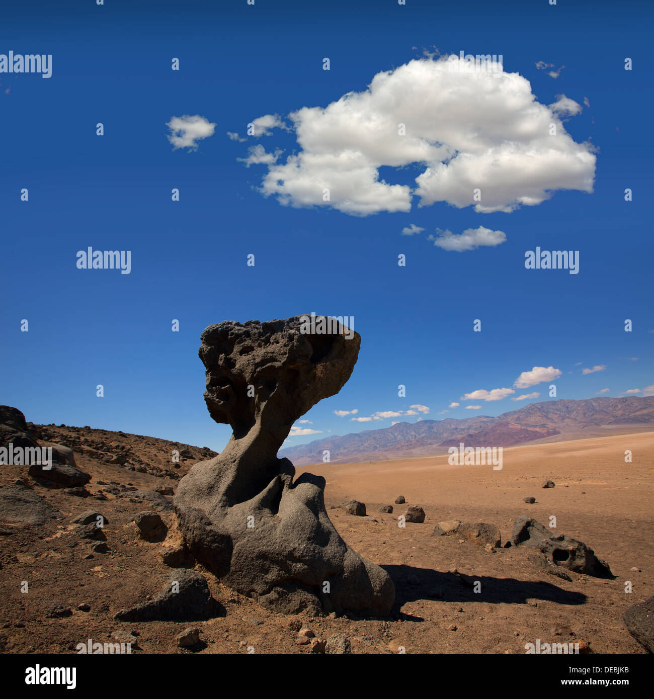Mushroom Rocks In Death Valley Death Valley National Park California stone formations in the desert ...