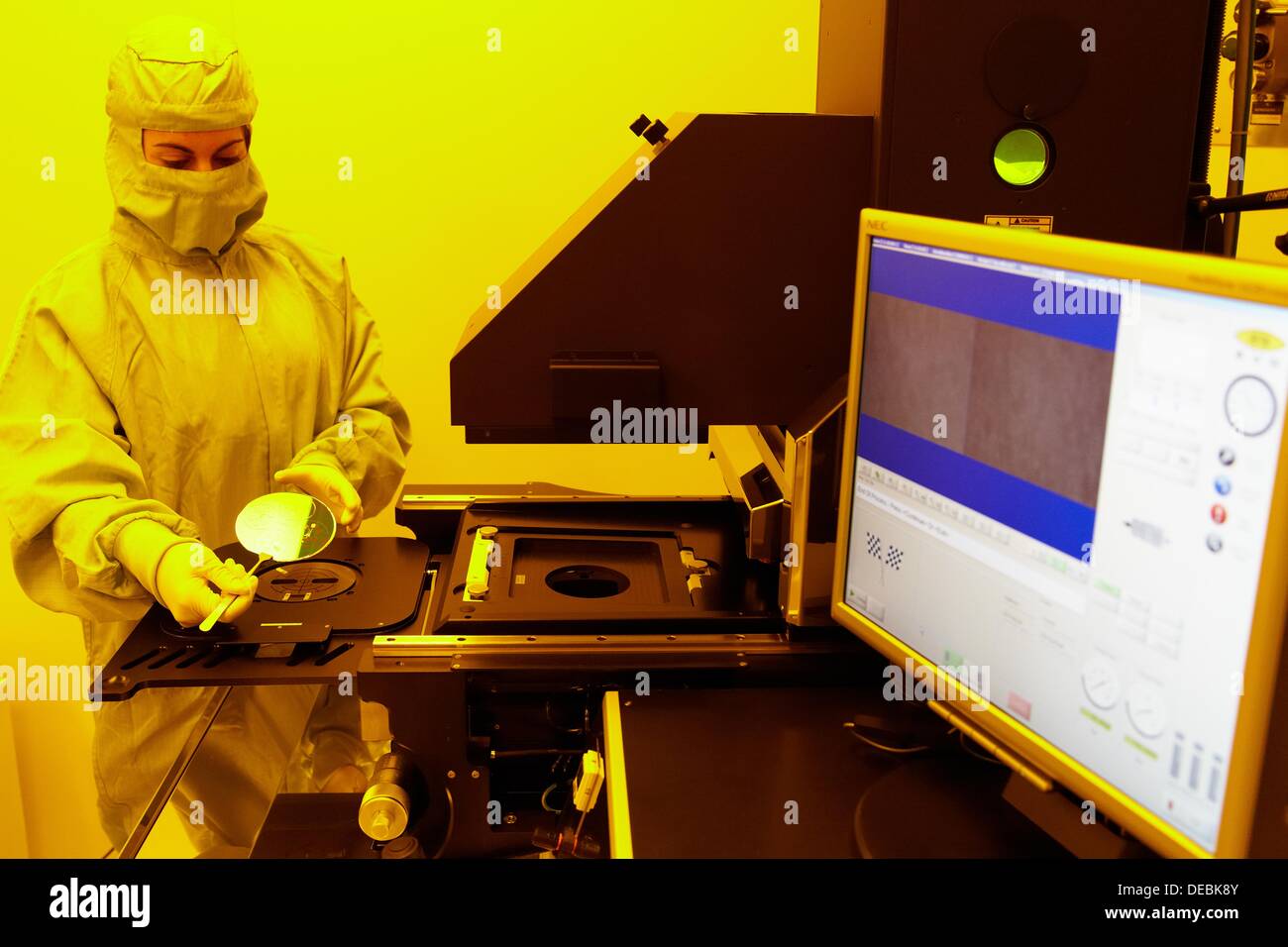 Automated Mask alignment system, photolithography processes, cleanroom
