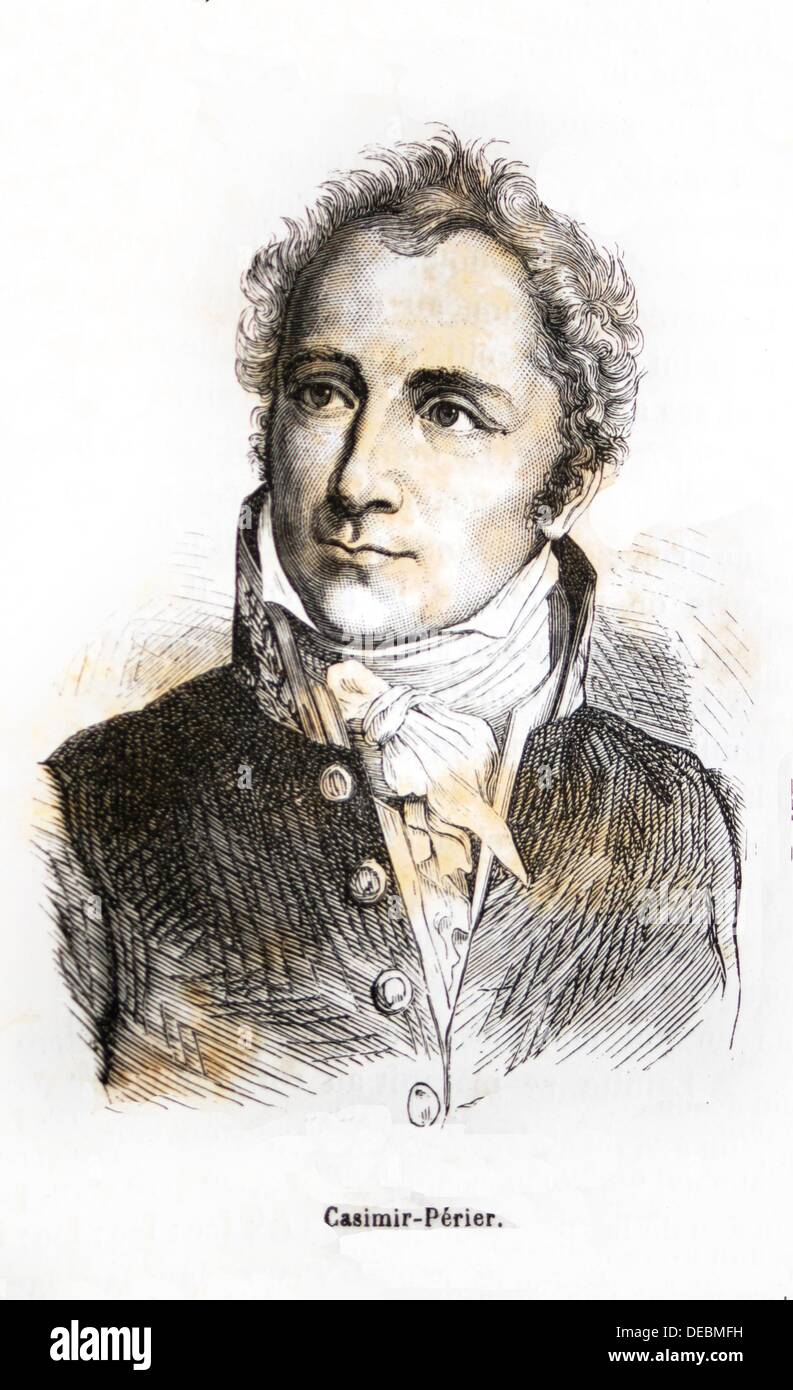 France, History, 19th Century Casimir Pierre Perier 11 October 1777