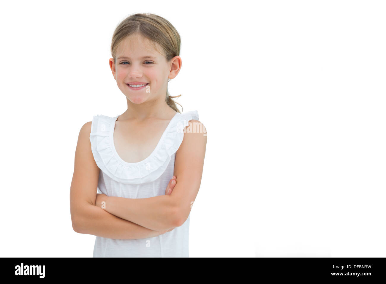 Cute young girl posing Stock Photo