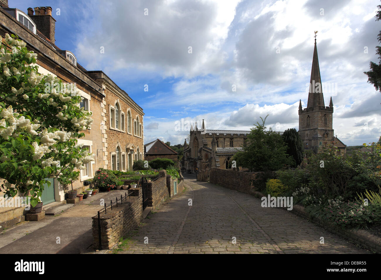 View of Frome town, Somerset County, England, UK Stock Photo