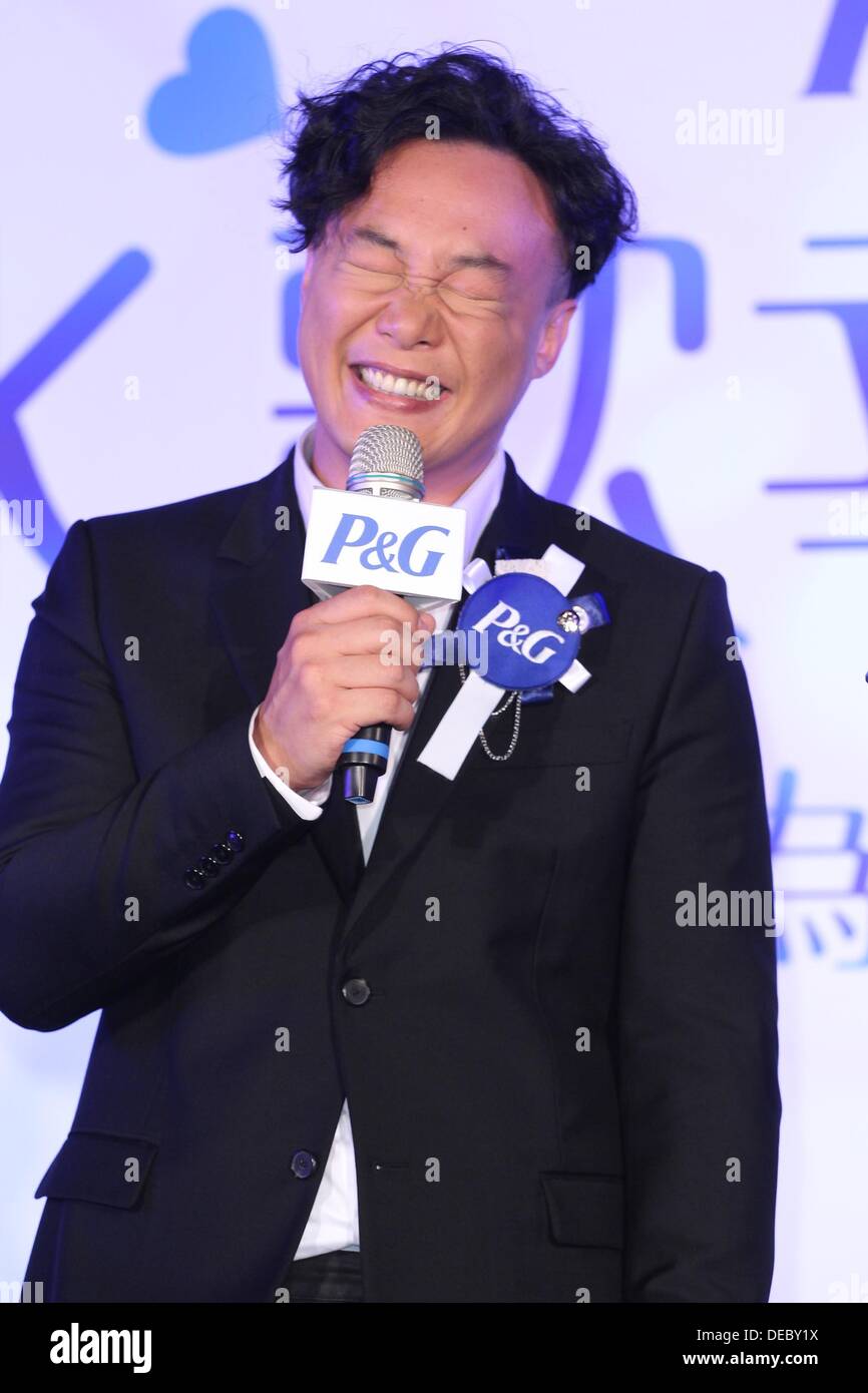 Super star Eason Chan attends commercial activity in Hong Kong,China on