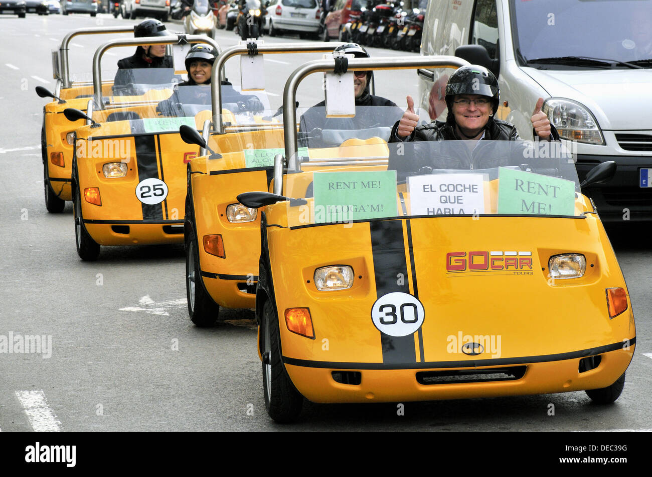 Rental cars. Barcelona, Catalonia, Spain Stock Photo - Alamy