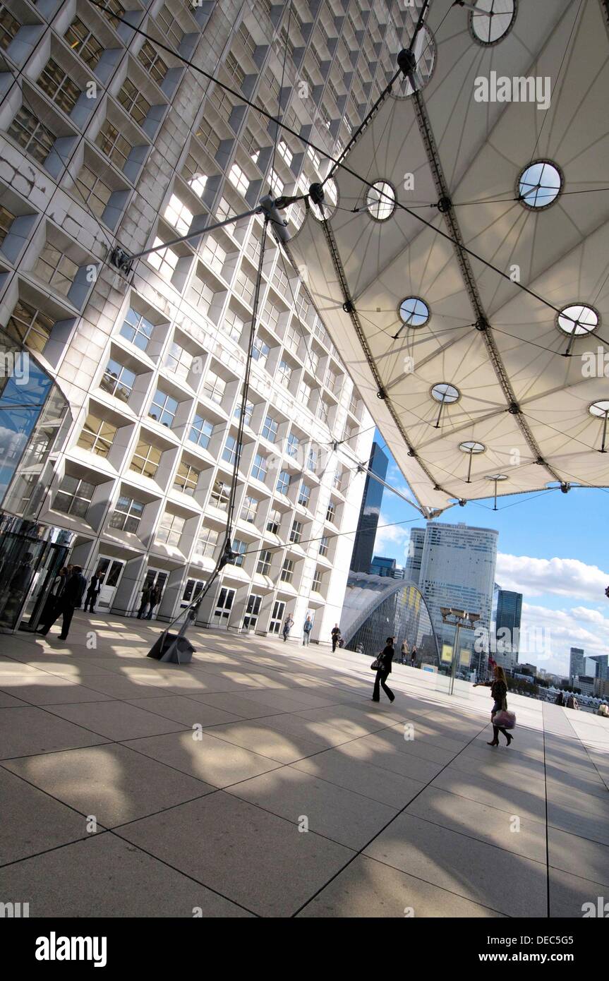 Grande Arche de la Defense, Ark of Defense. 1989. Danish architect Otto ...