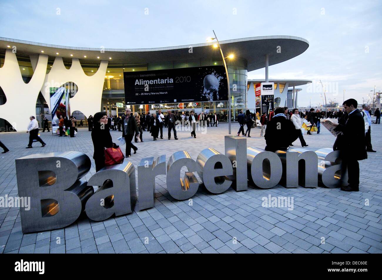 Fira de Barcelona trade fair ground, Gran Via venue designed by