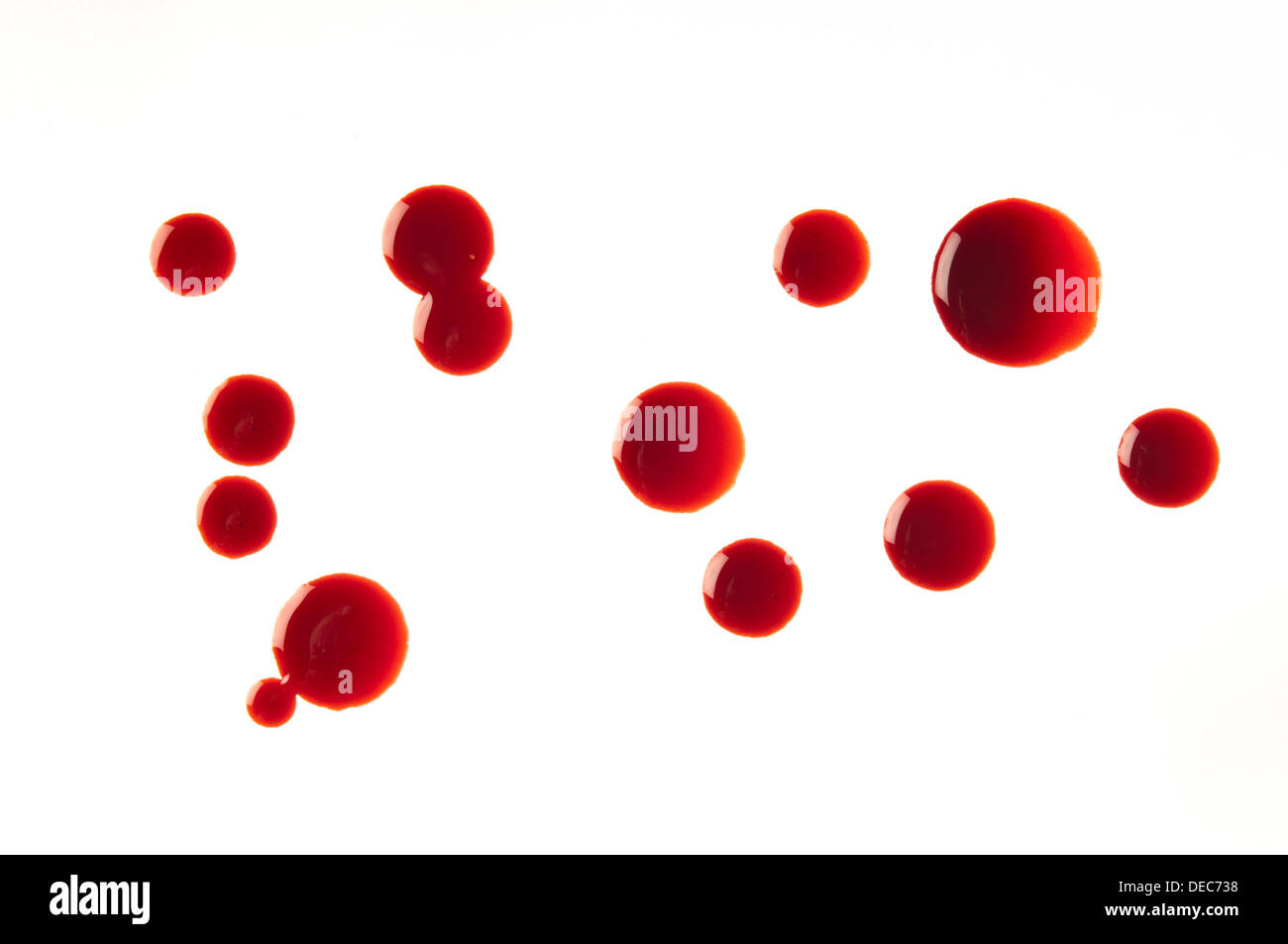 blood drops Stock Photo