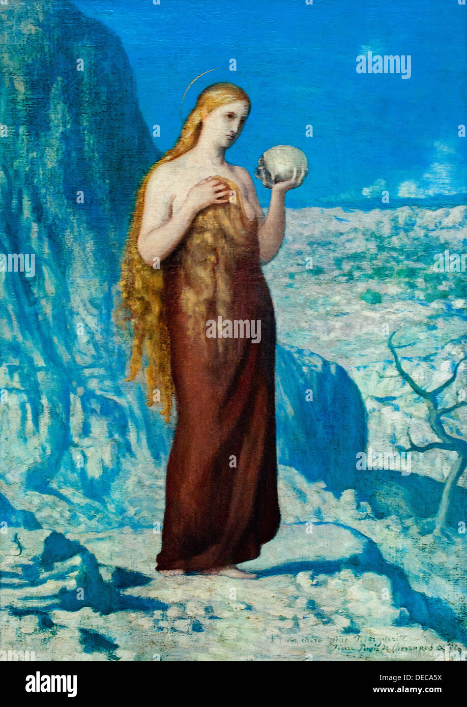 Mary magdalene in the desert 1869 hi-res stock photography and images ...