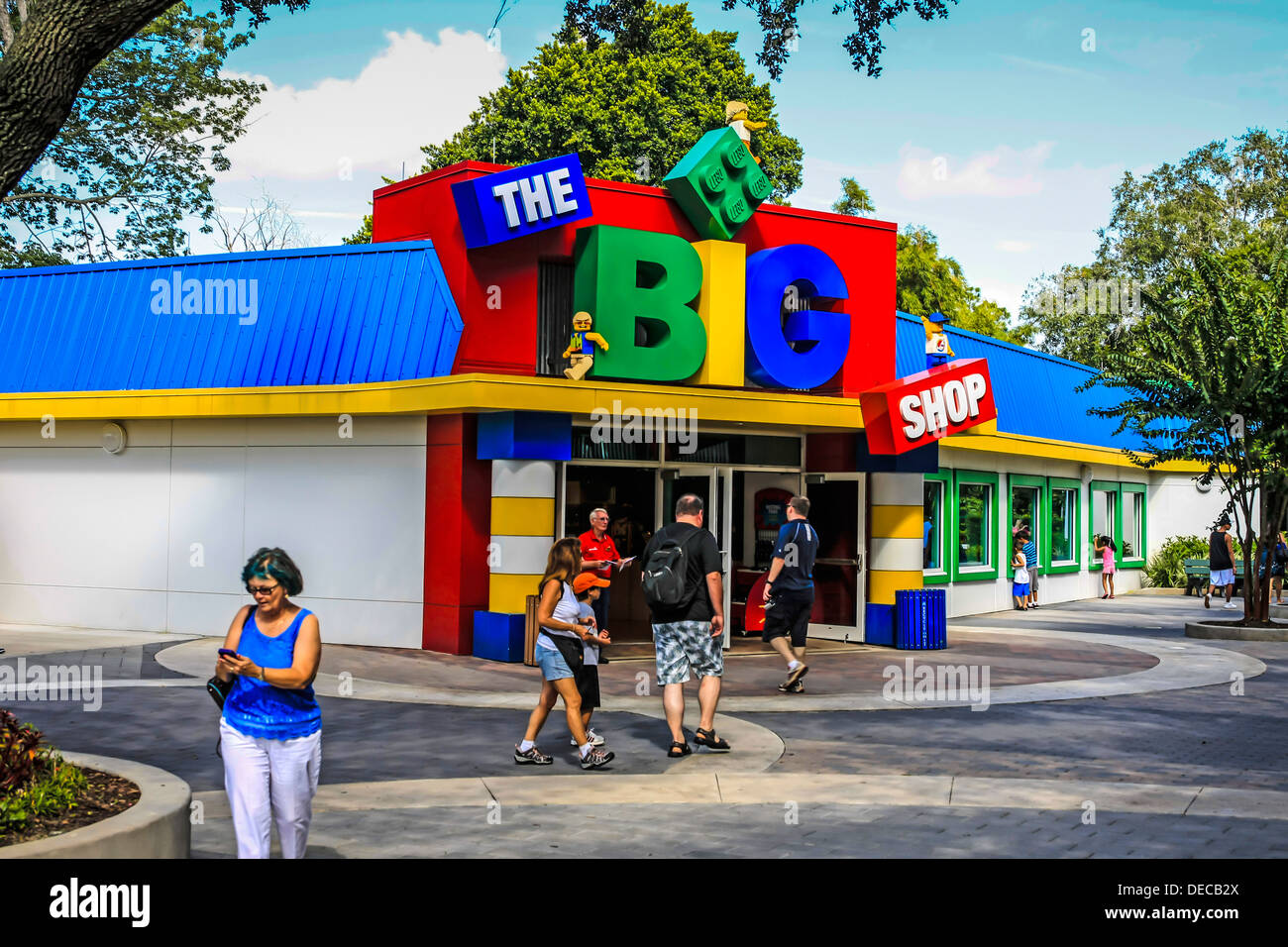 The BIG Shop in Legoland Theme Park Florida Stock Photo - Alamy