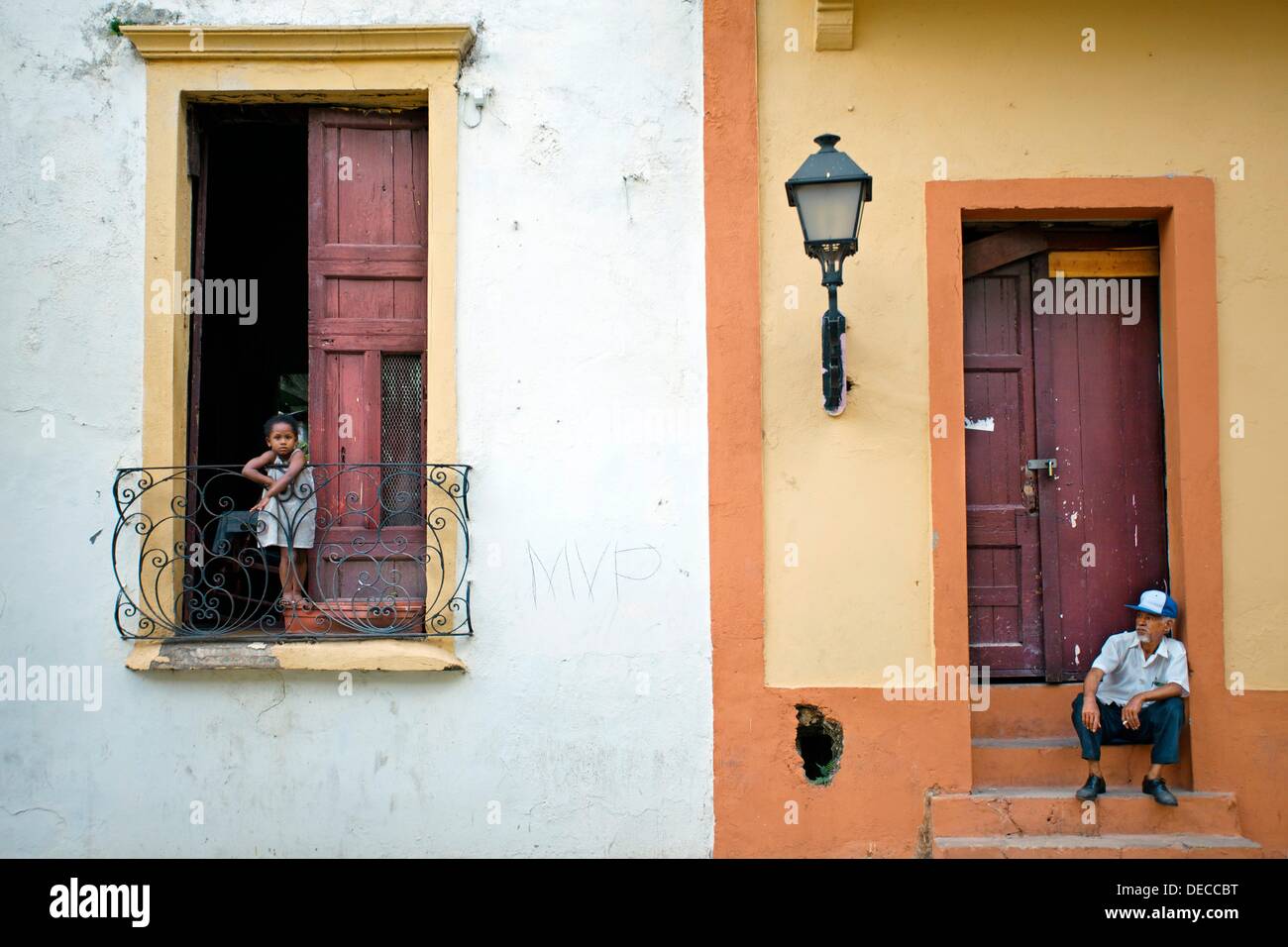 Colonial house, Santo Domingo, Dominican Republic, West Indies