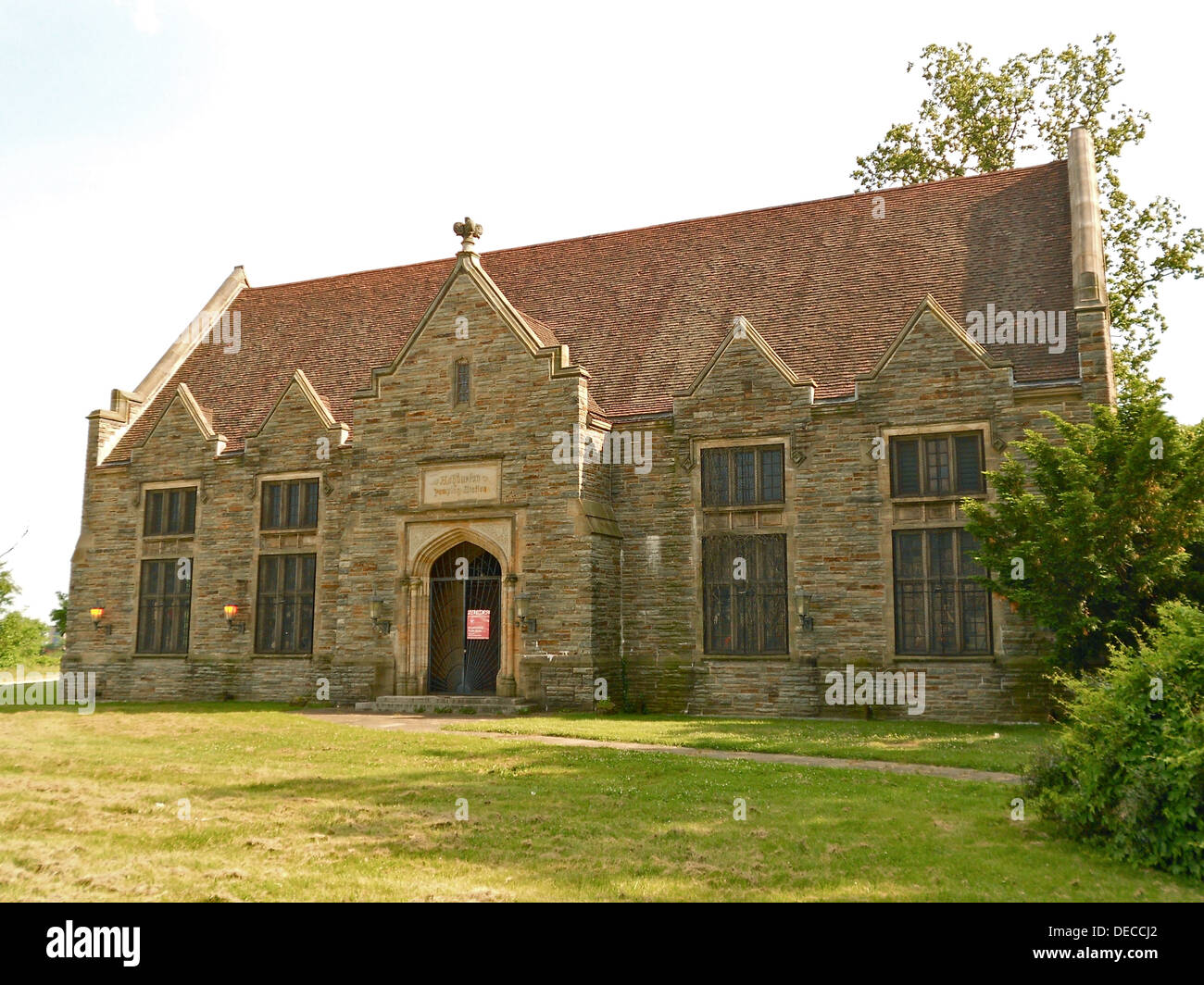 Ashburton Pumping Station in Baltimore, Maryland, in a park next to the