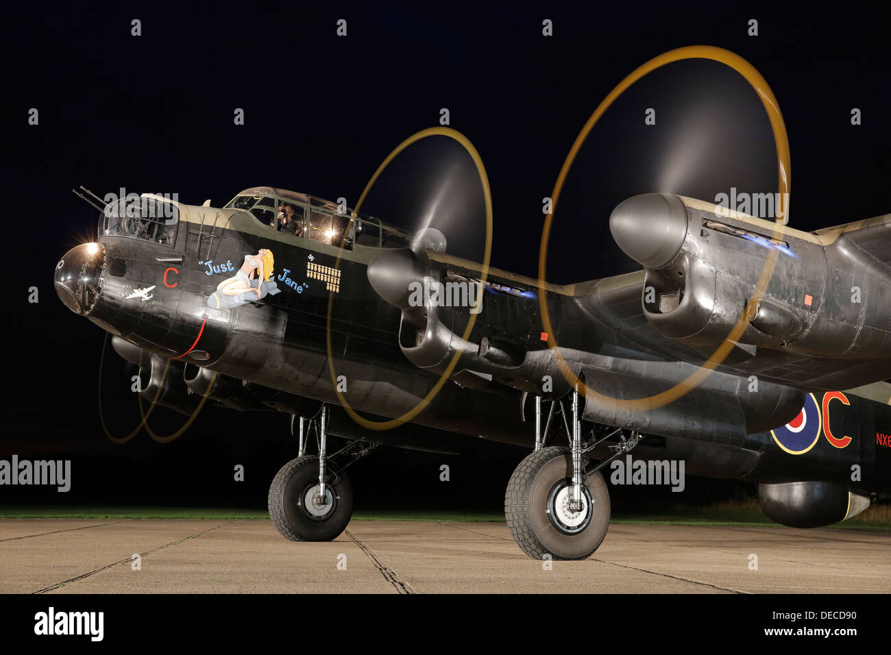 Avro Lancaster classic Wold War 2 bomber Stock Photo Alamy