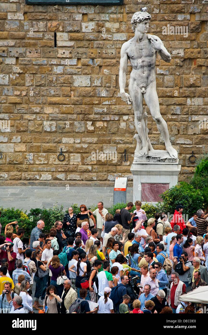 Statue Of David By Michelangelo 1501 1504 Piazza Della Signoria