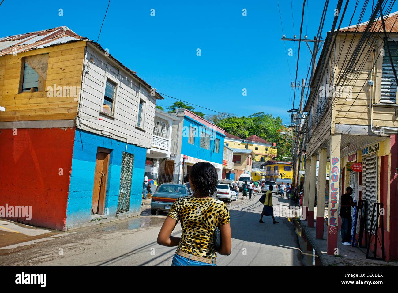 Town of Lucea, near Montego Bay and Negril, Jamaica, West Indies, Caribbean, Central America 