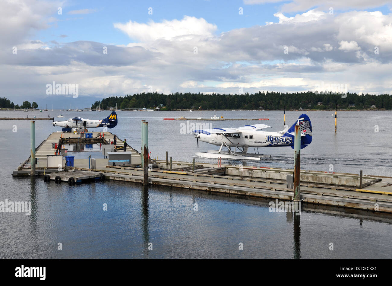 Harbour Air, Nanaimo, Vancouver Island, British Columbia, Canada Stock Photo
