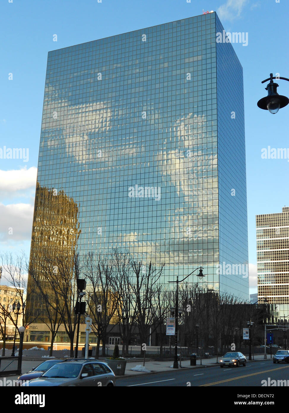 PSE&G (Public Service Enterprise Group) headquarters building at 80 Park Place (just off Broad Street), in Newark, New Jersey. Stock Photo