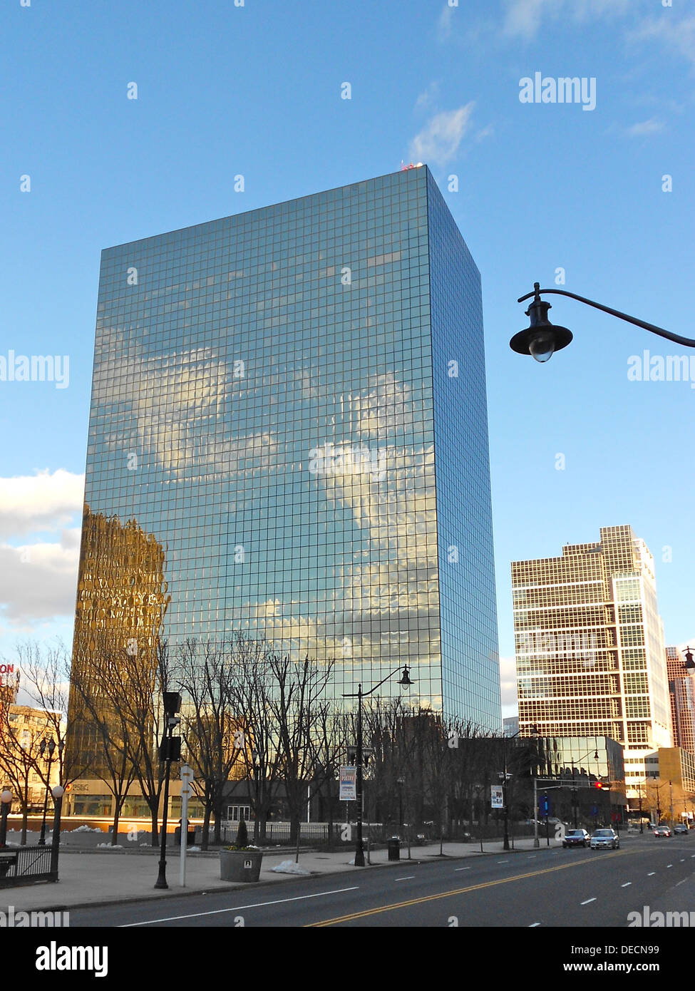 PSE&G (Public Service Enterprise Group) headquarters building at 80 Park Place (just off Broad Street), in Newark, New Jersey. Stock Photo