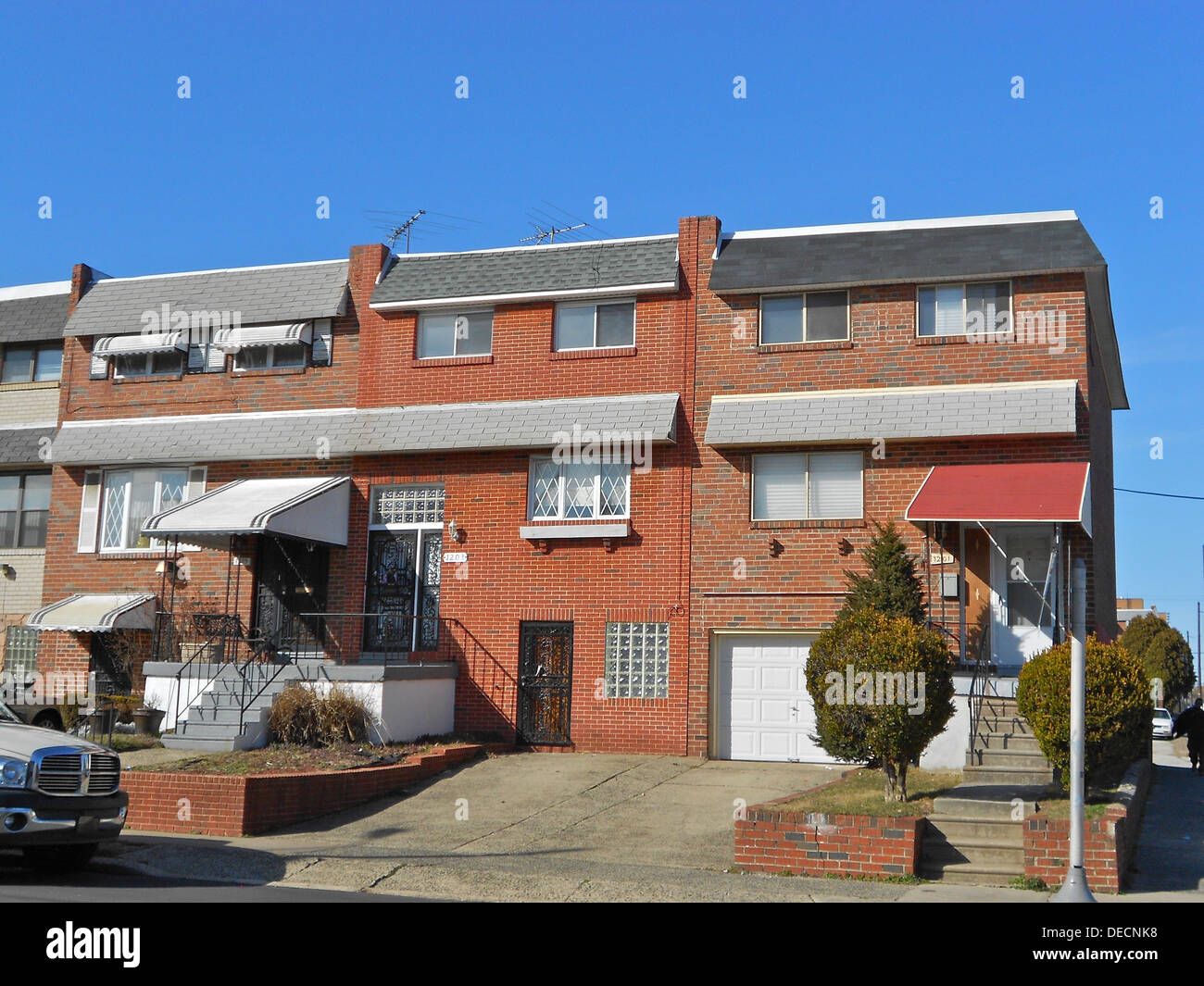 Yorktown Historic District in Philadelphia on the NRHP since December 12, 2012. Stock Photo