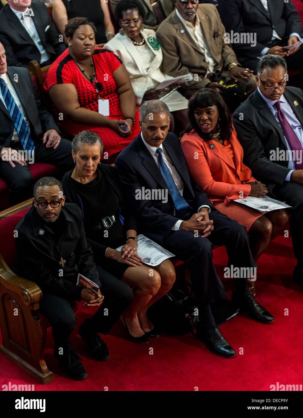 Birmingham, Alabama, USA. 15th Sep, 2013. From left, SPIKE LEE, SHARON