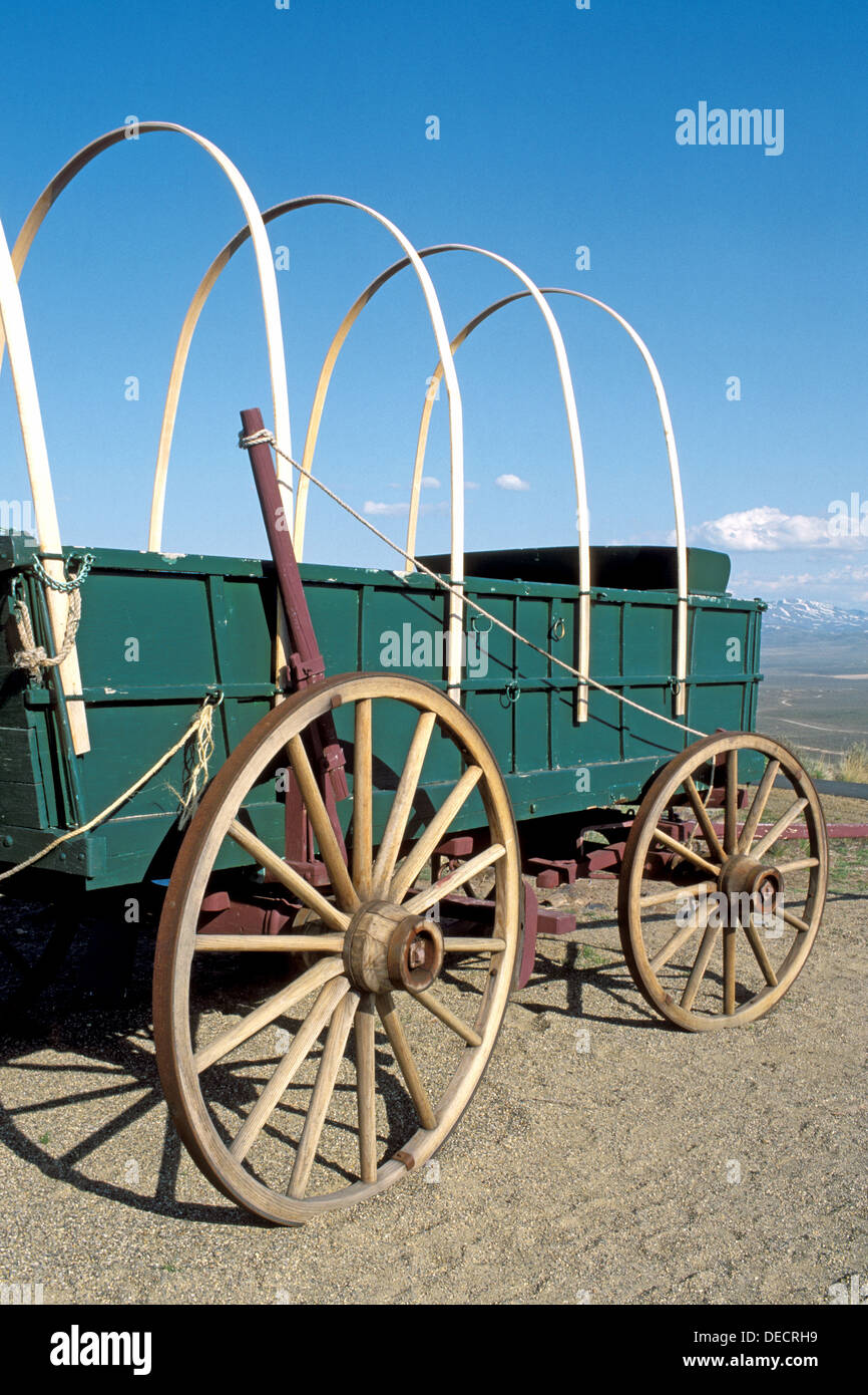 Conestoga wagon at the National Historic Oregon Trail Interpretive