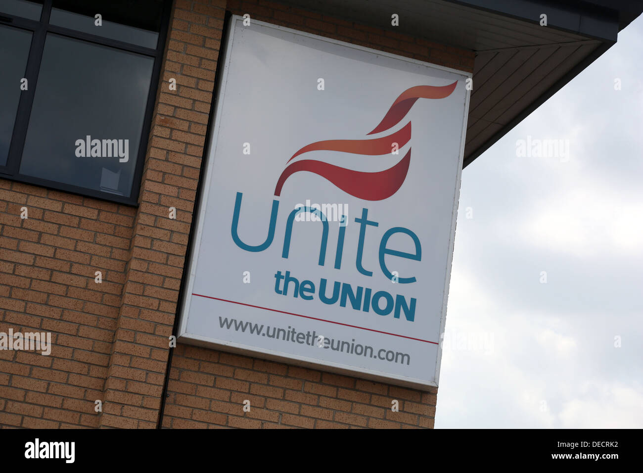 unite the union - derby offices Stock Photo