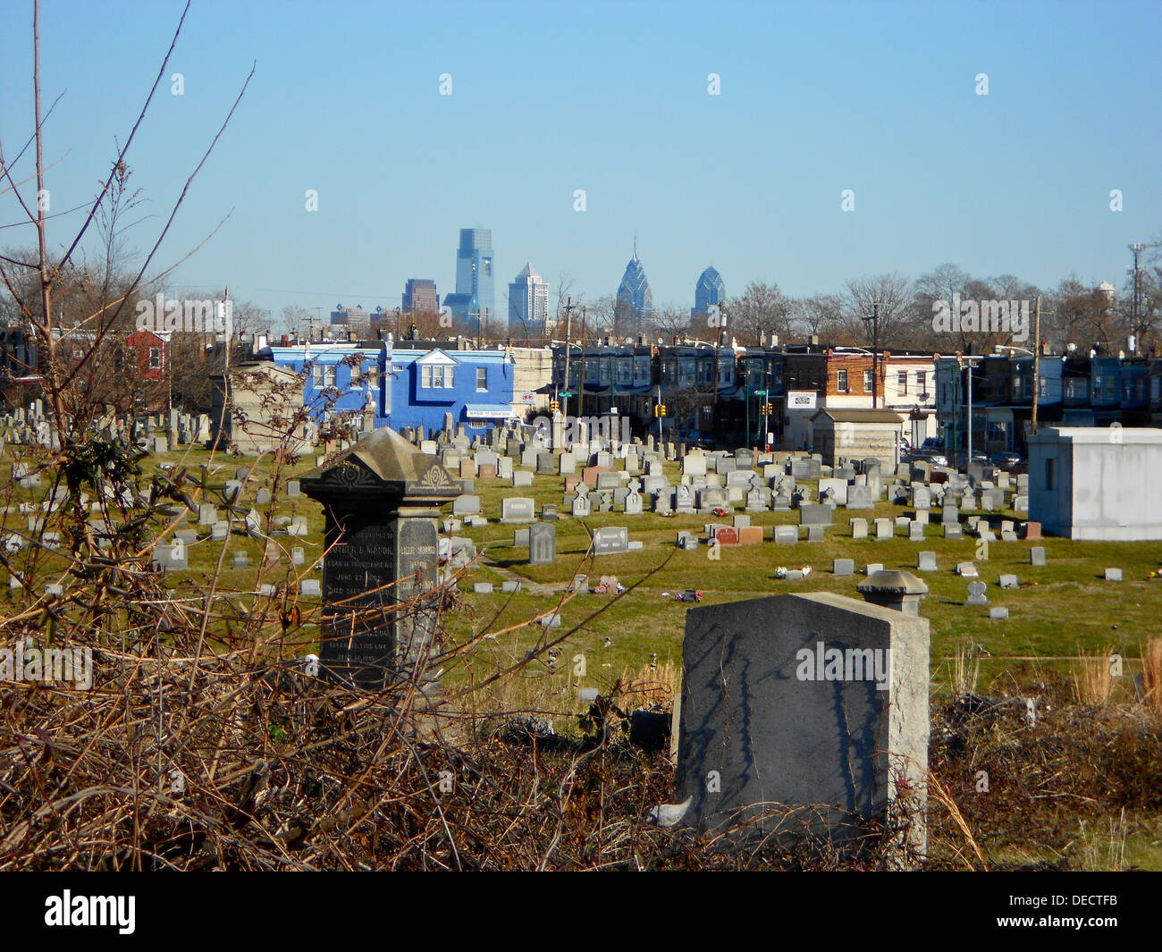 Mount Moriah Cemetery in Philadelphia Stock Photo Alamy
