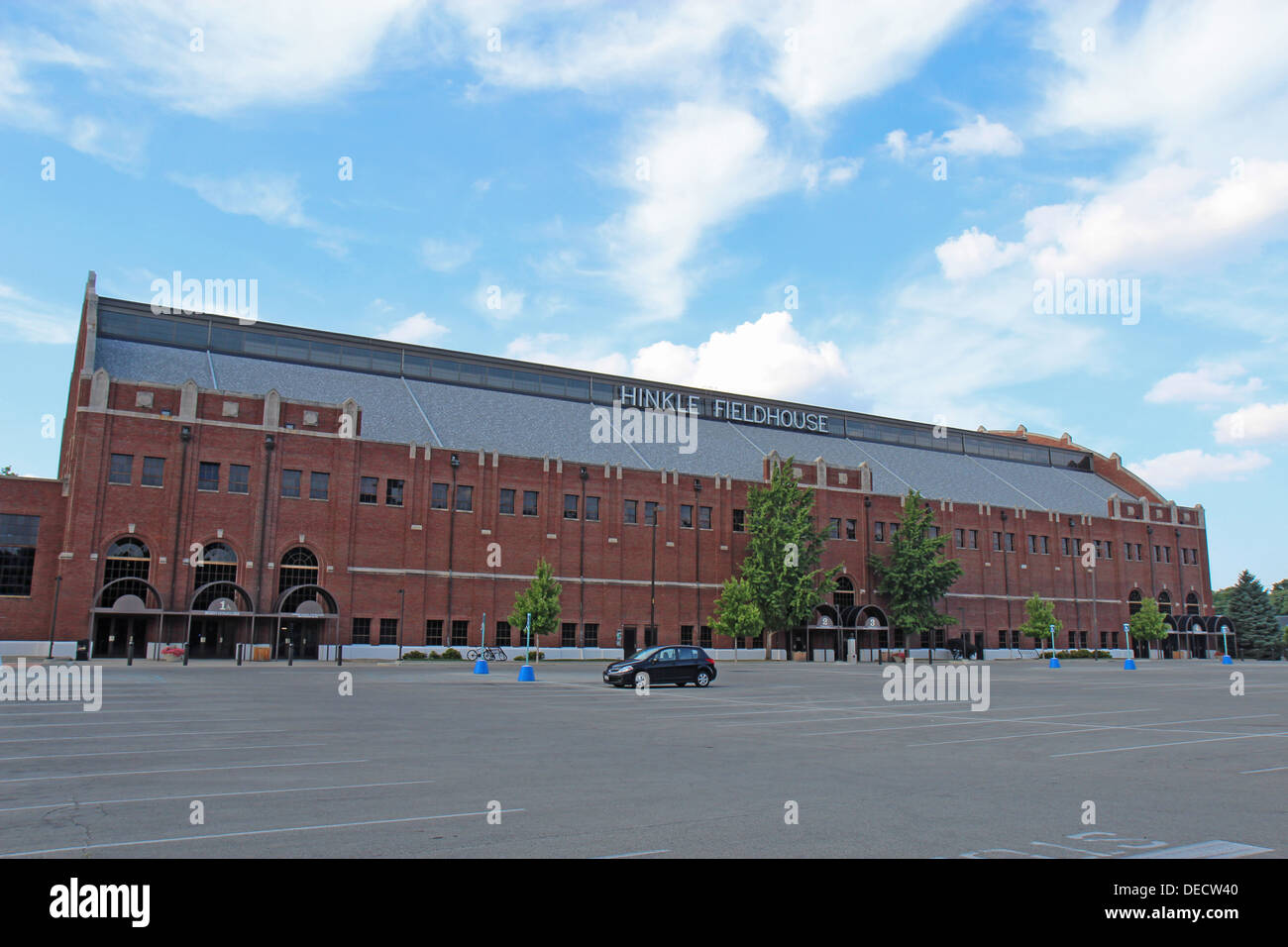 Hinkle Fieldhouse on the Butler University campus Stock Photo