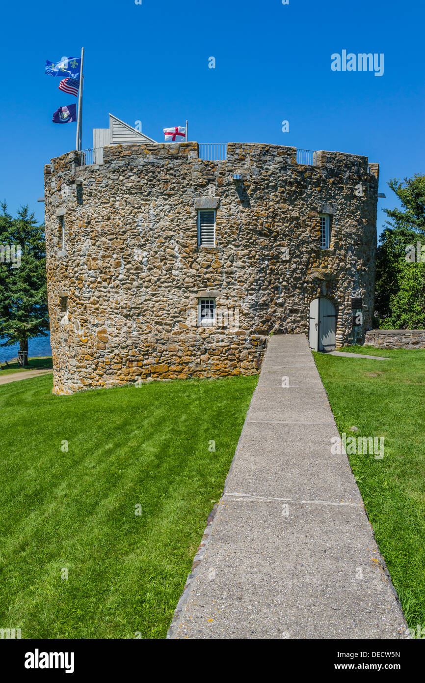Old fort, Pemaquid, Maine that was named Fort Frederick when occupied