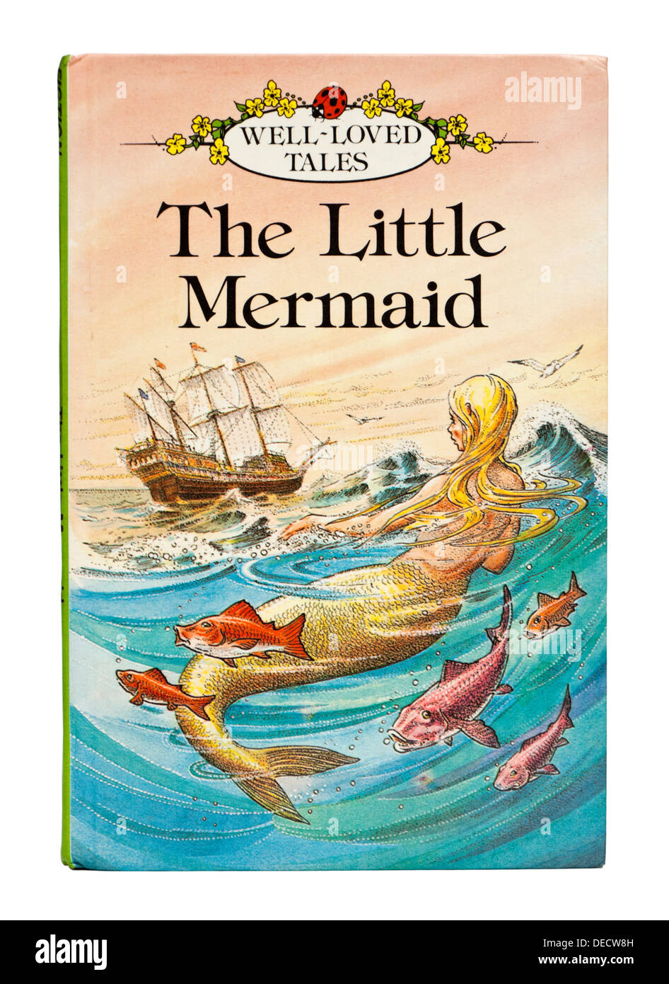 Vintage 1980 first edition Ladybird children's book 'The Little Mermaid' (Well-Loved Tales Series) Stock Photo