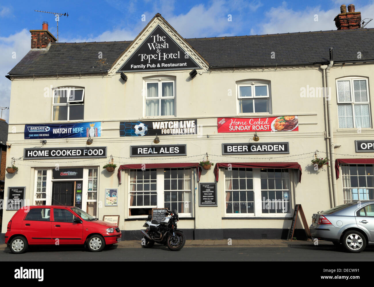 Wash & Tope Hotel, Hunstanton Norfolk, England, UK, English hotels Stock Photo