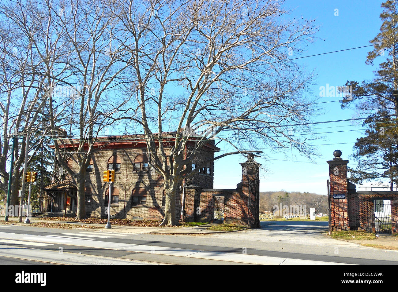 Mount Moriah Cemetery in Philadelphia Stock Photo Alamy