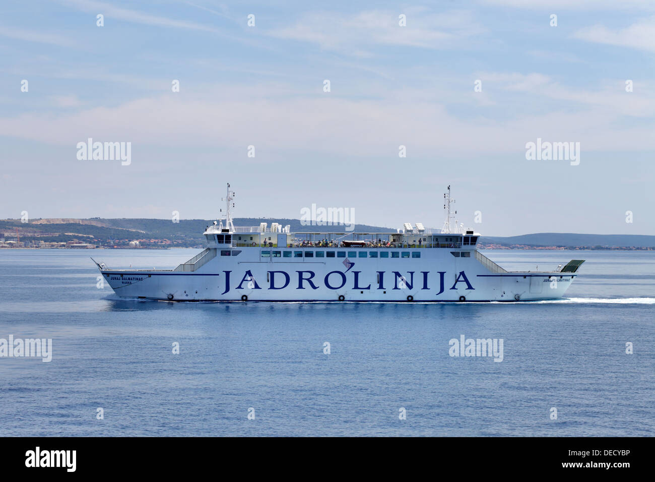 Zadar, Croatia, the ferry Jadrolinija the Zadar Stock Photo - Alamy