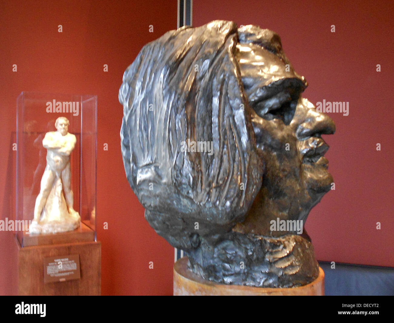 The Rodin Museum in Philadelphia houses an extensive collection of sculptures by renowned French artist Auguste Rodin. Located on Benjamin Franklin Parkway, the museum showcases masterpieces such as 'The Thinker' and 'The Gates of Hell,' offering insight into Rodin's artistic genius. Stock Photo