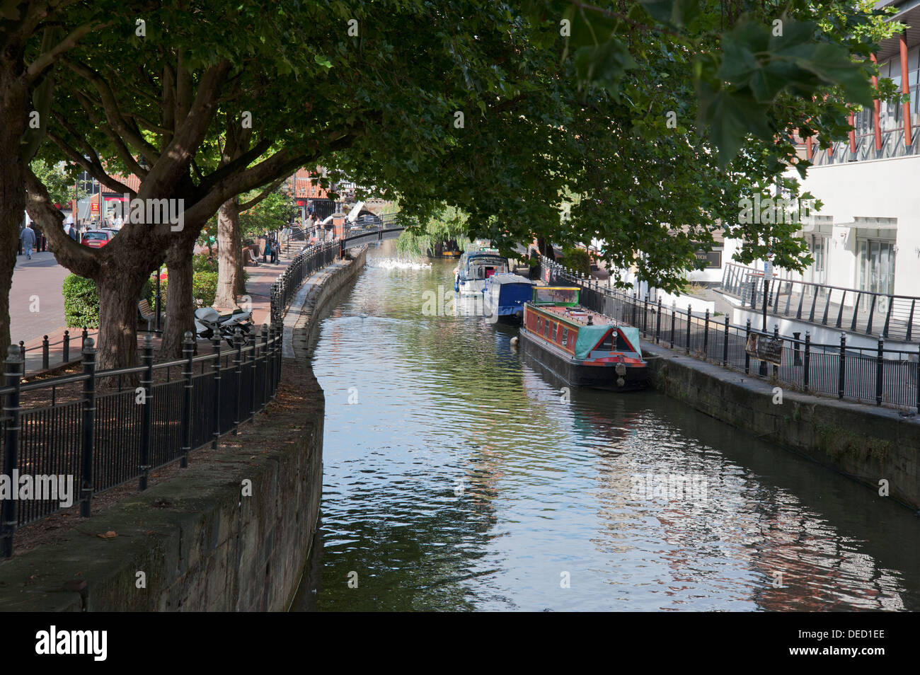 River Witham, Lincoln, England Stock Photo