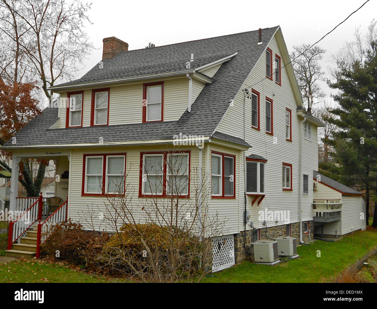 House in the North Wayne Historic District in Wayne, Pennsylvania on