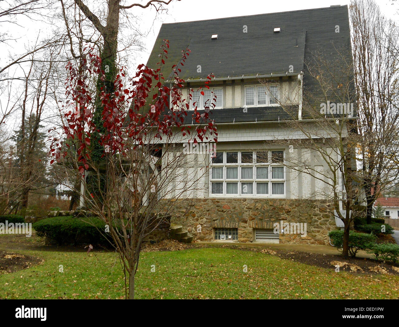 House in the North Wayne Historic District in Wayne, Pennsylvania on