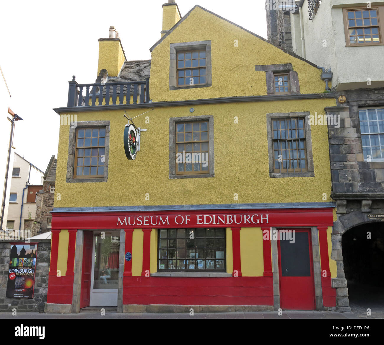 The Museum of Edinburgh Stock Photo