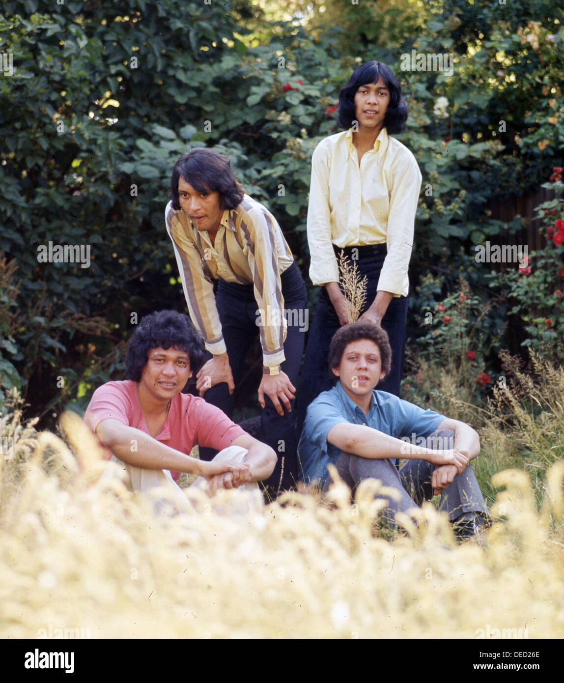 THE FLAMES South African pop group about 1965 Stock Photo Alamy