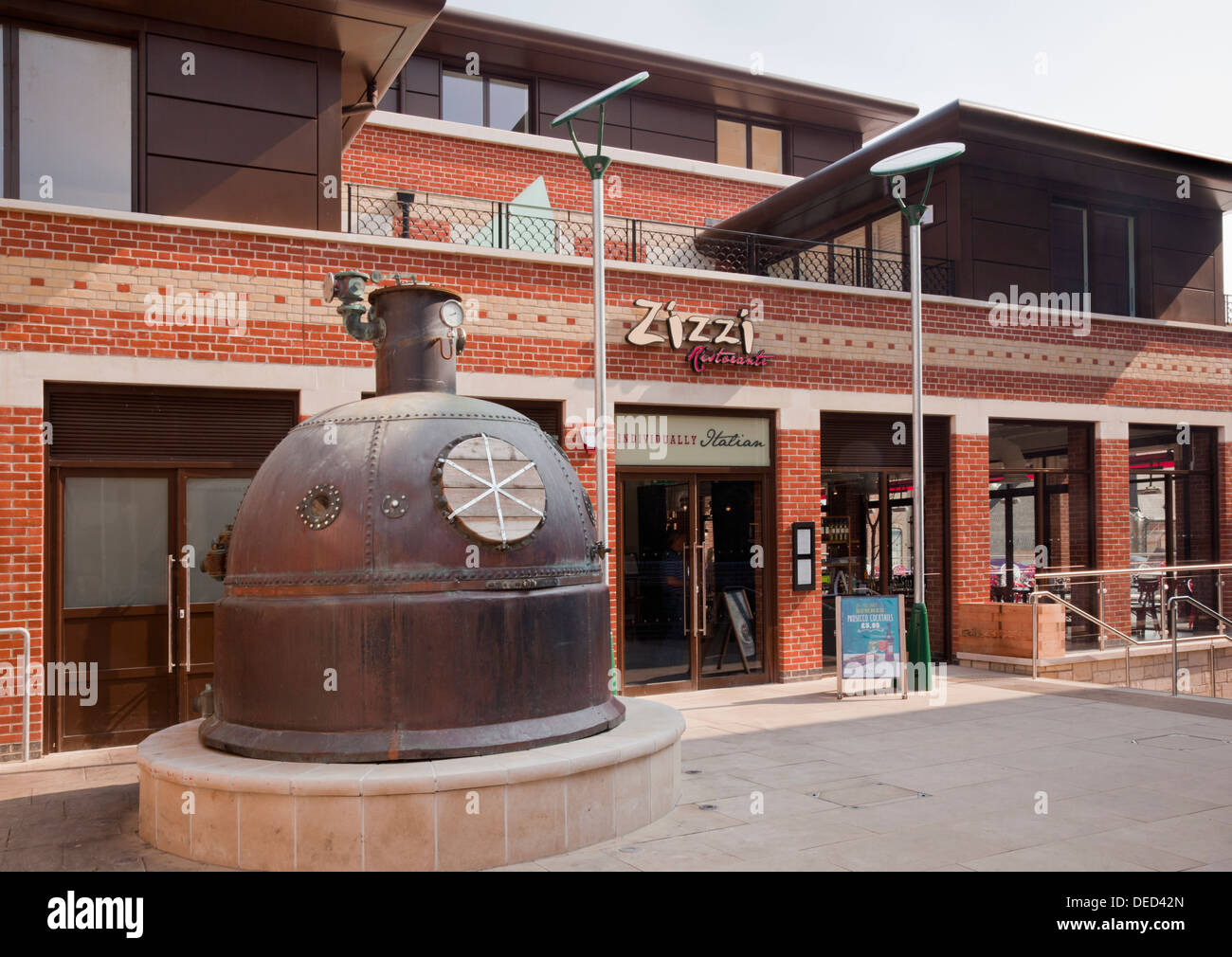 Zizzi Ristorante, Brewery Square, Dorchester, Dorset, England, UK Stock Photo