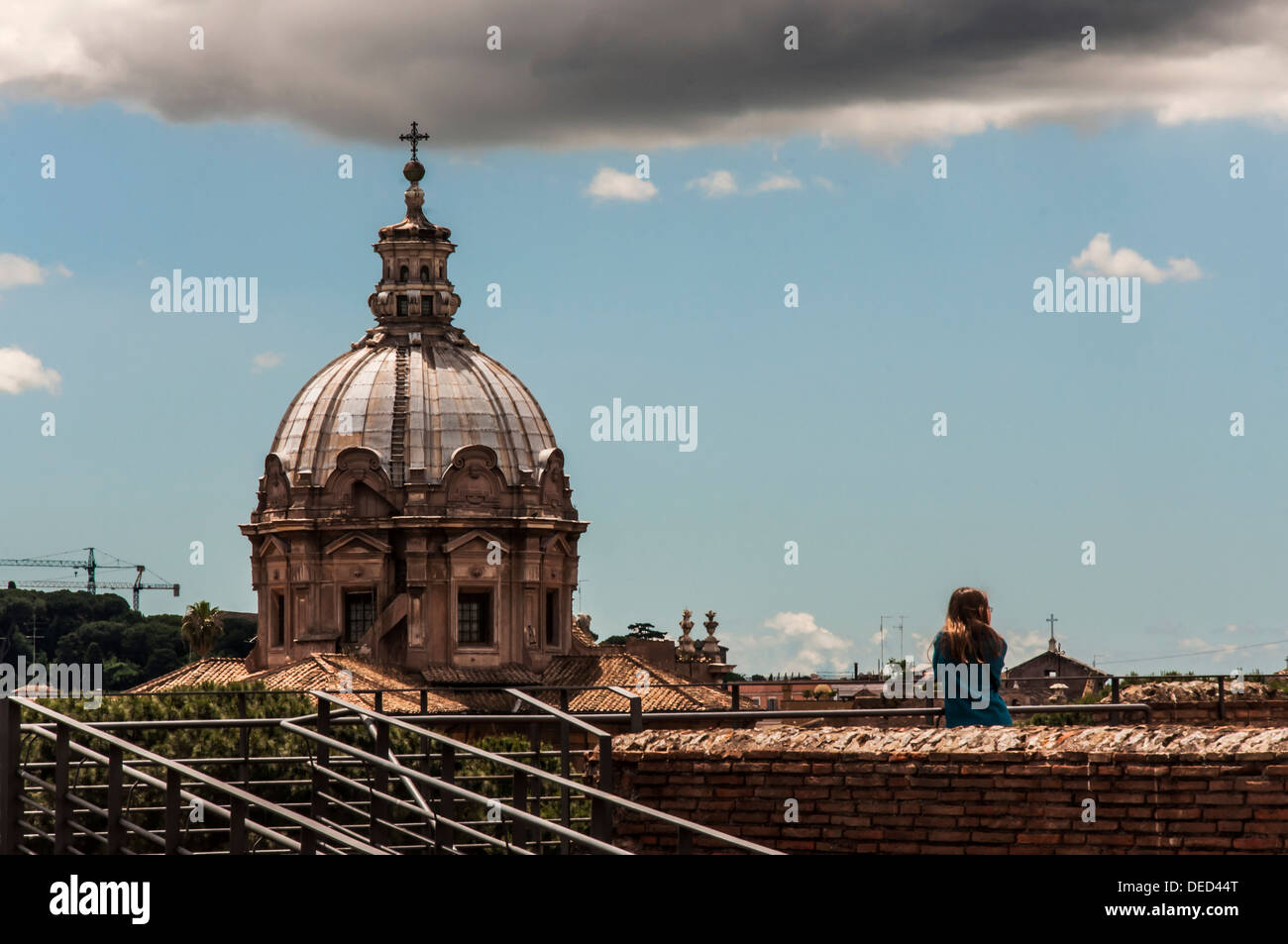 Church dome rome hi-res stock photography and images - Alamy