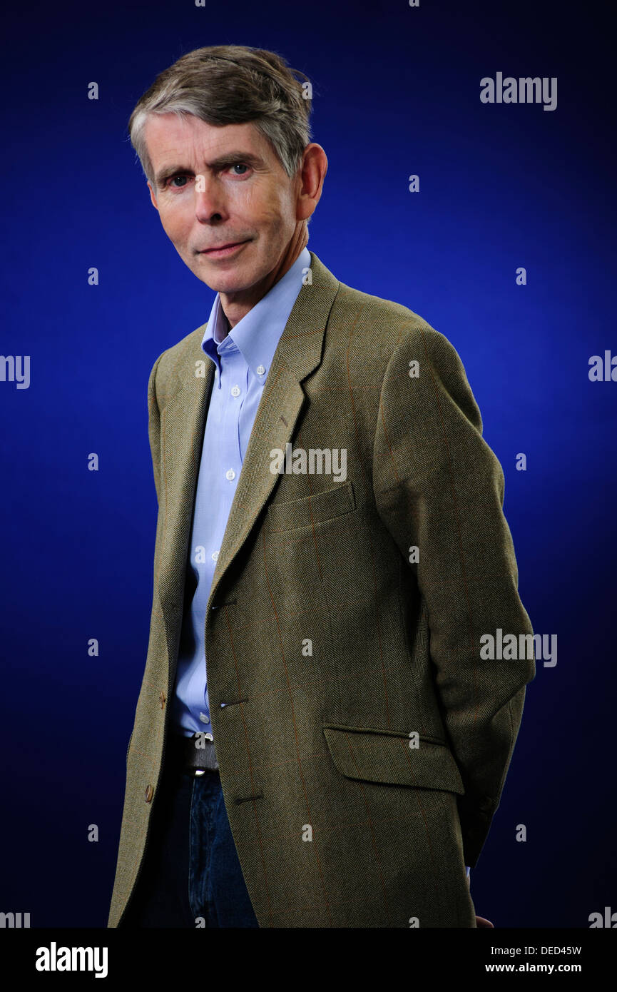 Ronald Frame, Prize-winning novelist, short story writer and dramatist at the Edinburgh International Book Festival 2013 Stock Photo