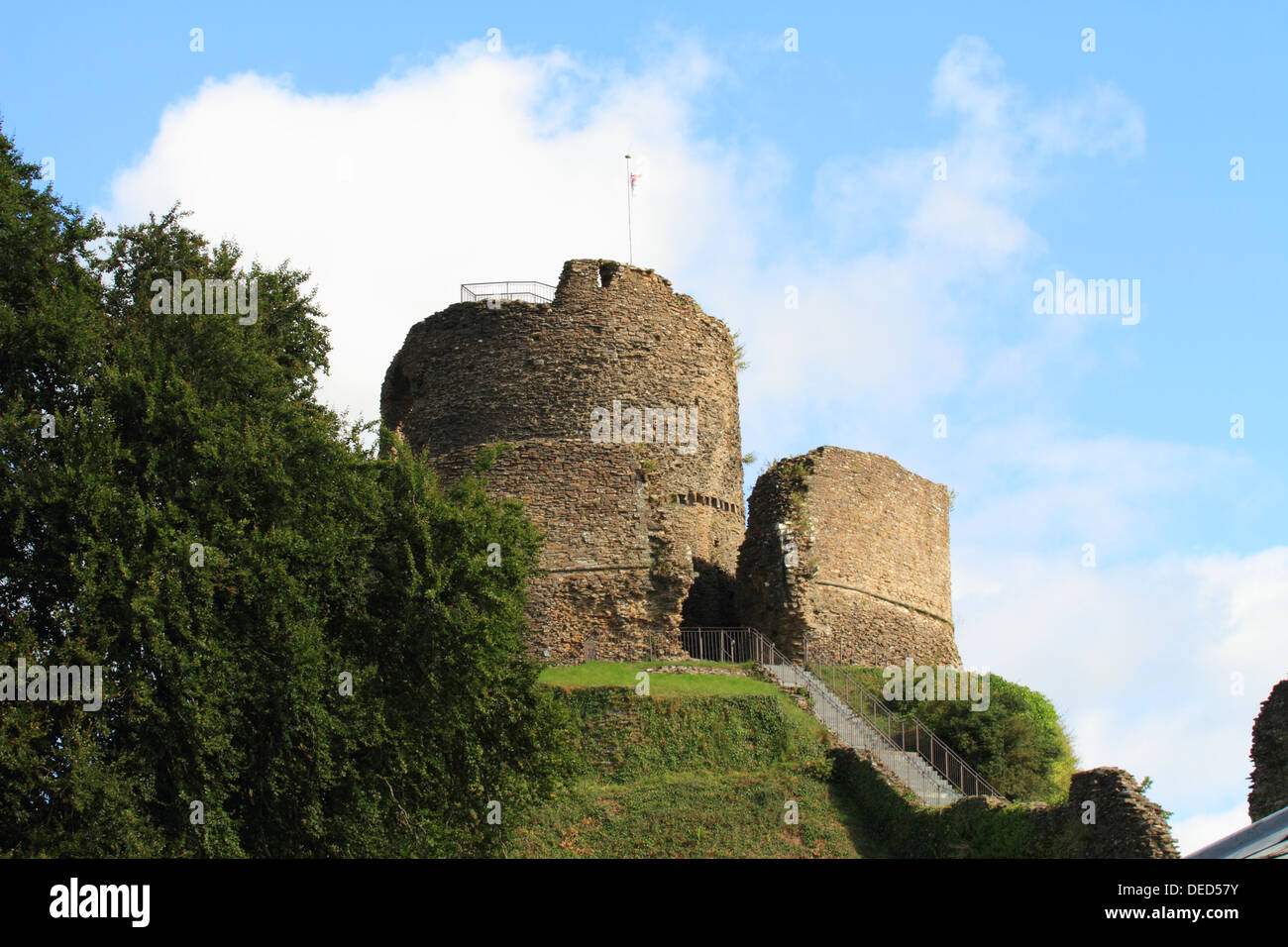 Launceston Castle, Cornwall, England, UK Stock Photo